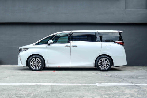 Side Profile of Brand New Toyota Alphard 2.5Z Hybrid – Executive Class MPV