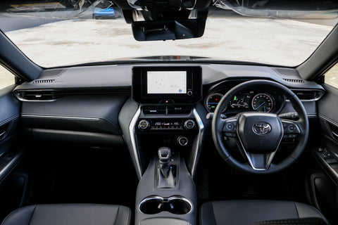 Interior of Toyota Harrier 2.5G Hybrid – Premium Comfort and Technology