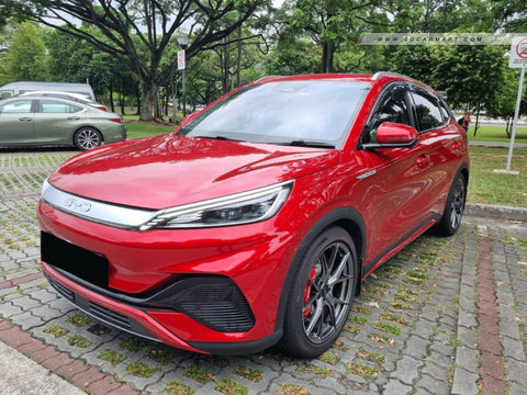 sell used red BYD Atto 3 Electric Extended Range singapore