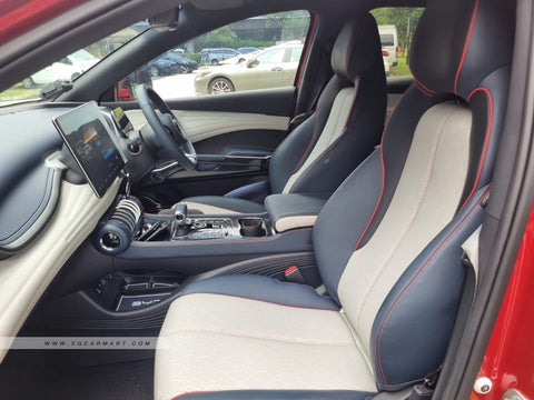 car interior - sell used red BYD Atto 3 Electric Extended Range singapore 