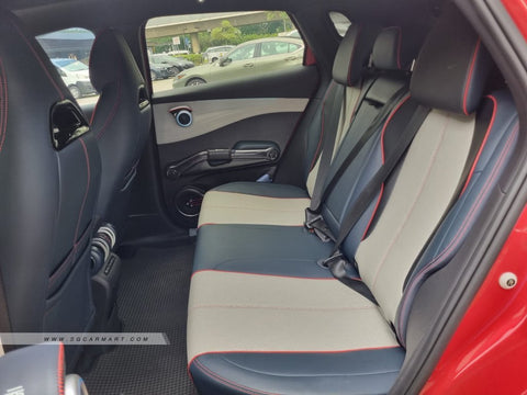 car seat interior - sell used red BYD Atto 3 Electric Extended Range singapore