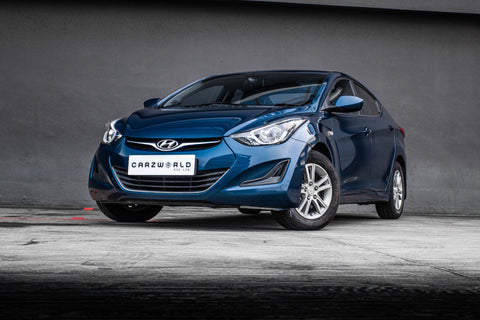 2014 USED HYUNDAI ELANTRA 1.6 AT ABS D/AB 2WD 4DR KMHDH41CMEU129046 SKP6432H