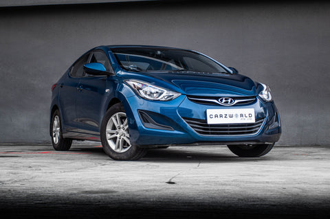 2014 USED HYUNDAI ELANTRA 1.6 AT ABS D/AB 2WD 4DR KMHDH41CMEU129046 SKP6432H