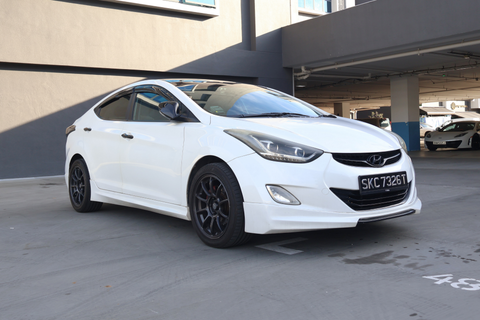 2011 USED HYUNDAI ELANTRA 1.6 AT ABS D/AB 2WD 4DR KMHDH41CMCU246271 SKC7326T