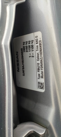 2013 USED NISSAN QASHQAI 2.0L CVT ABS D/AB 2WD 5DR SJNFBAJ10U2845949 SKL1383U