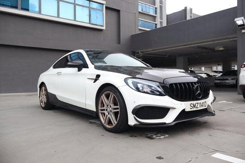 2016 USED MERCEDES BENZ C200 COUPE A/T ABS D/AIRBAG 2WD 2DR WDD2053422F359171 SMZ1141D