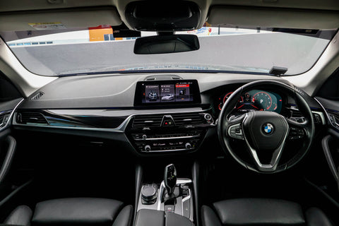 interior view of a used car BMW 5 Series 520i Luxury 2019, for sale Singapore