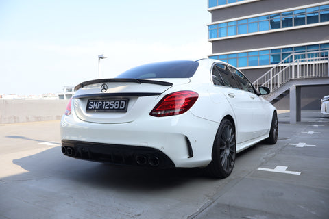 2016 USED MERCEDES BENZ C180 AMG LINE (R18 LED) WDD2050402R203564 SMP1258D