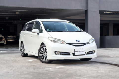 sell used white toyota wish 2016 singapore 
