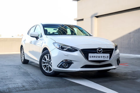 2015 USED MAZDA MAZDA3 4-DOOR SEDAN 1.5L SP.6EAT (DELUXE) JM6BM42A8G0318167 SJK2525M