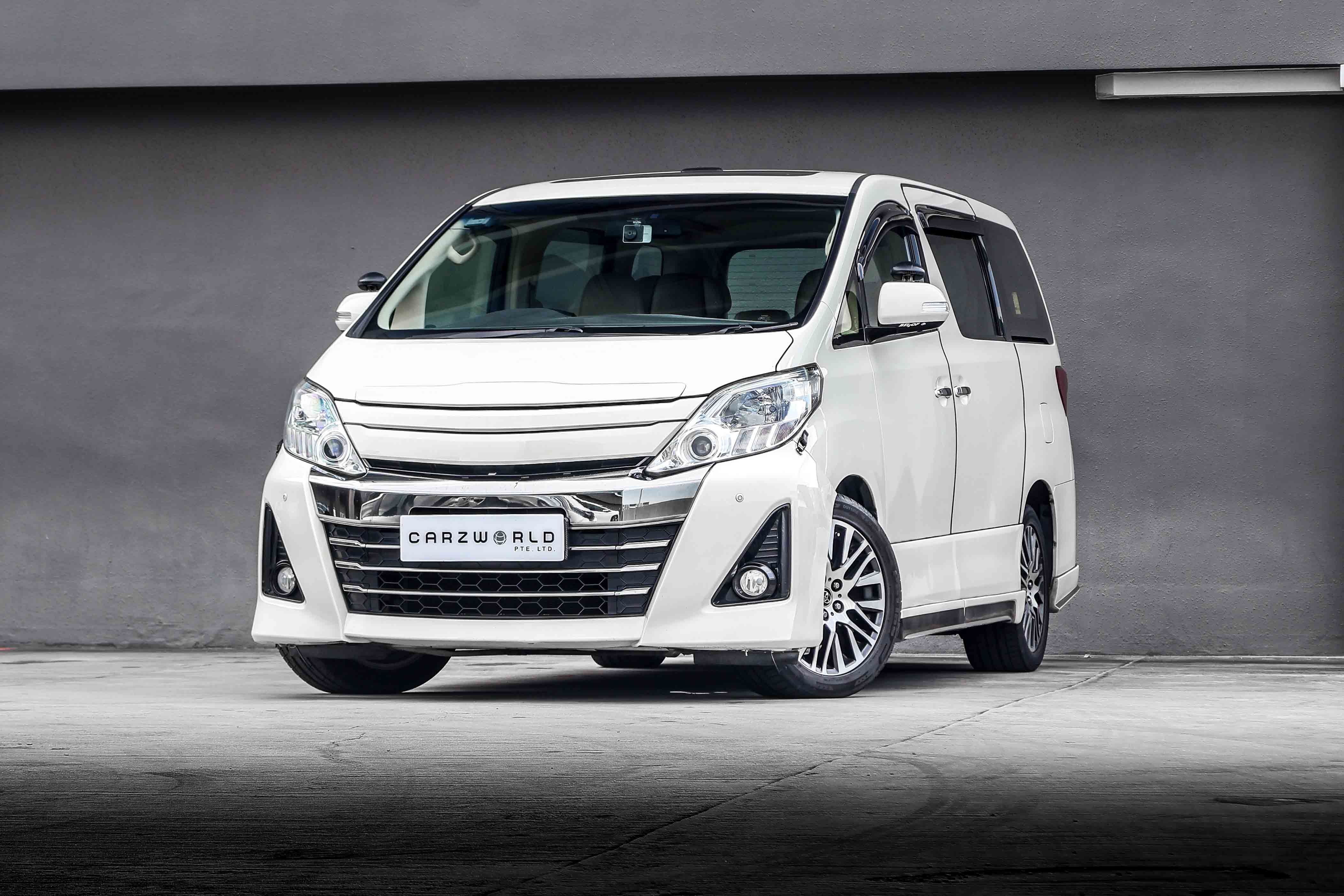 2014 USED TOYOTA ALPHARD 2.4 MOONROOF CVT JTEGD21H708325728