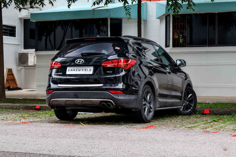 2015 USED HYUNDAI DM SANTA FE 2.4L GDI ABS D/AB SR 4WD 5DR KMHSU81BSFU391743  SKQ4117B