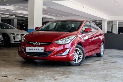 2015 USED HYUNDAI ELANTRA 1.6 AT ABS D/AB 2WD 4DR KMHDH41CMGU643243 SKW195U