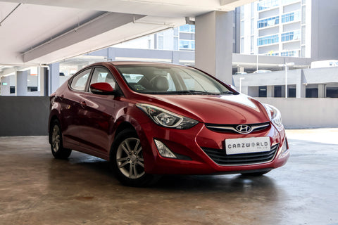 2015 USED HYUNDAI ELANTRA 1.6 AT ABS D/AB 2WD 4DR KMHDH41CMGU643243 SKW195U