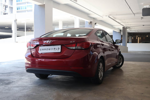 2015 USED HYUNDAI ELANTRA 1.6 AT ABS D/AB 2WD 4DR KMHDH41CMGU643243 SKW195U