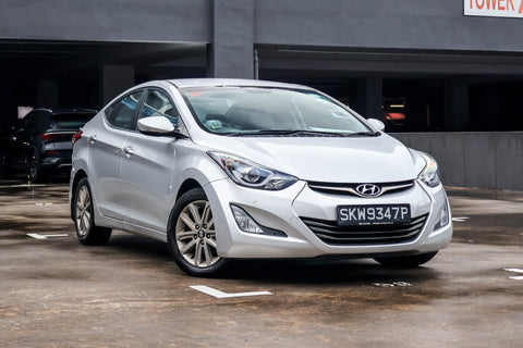 2015 USED HYUNDAI ELANTRA 1.6 AT ABS D/AB 2WD 4DR KMHDH41CMGU655436 SKW9347P