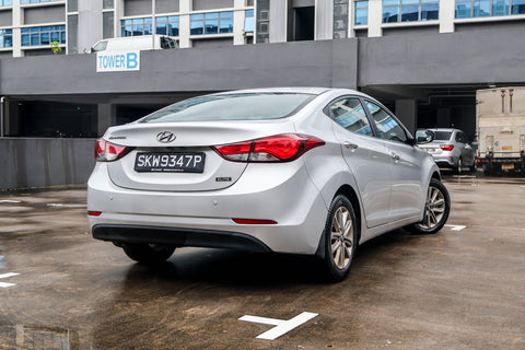 2015 USED HYUNDAI ELANTRA 1.6 AT ABS D/AB 2WD 4DR KMHDH41CMGU655436 SKW9347P