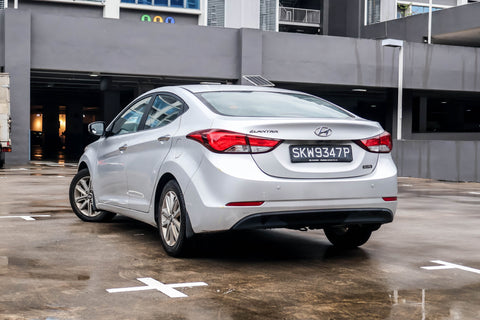 2015 USED HYUNDAI ELANTRA 1.6 AT ABS D/AB 2WD 4DR KMHDH41CMGU655436 SKW9347P