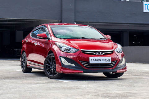 2015 USED HYUNDAI ELANTRA 1.6 AT ABS D/AB 2WD 4DR KMHDH41CMGU655480 SLA834M