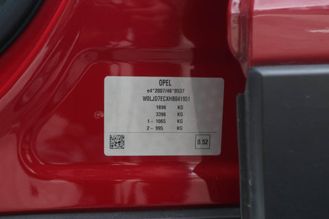 2016 USED OPEL MOKKA X 1.6 CDTI 6AT W0LJD7ECXHB041951 SLM3631Z