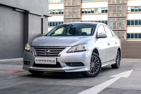 2015 USED NISSAN SYLPHY 1.6 CVT ABS D/AIRBAG 2WD 4DR MNTBBAB17Z0024564 SMY854S
