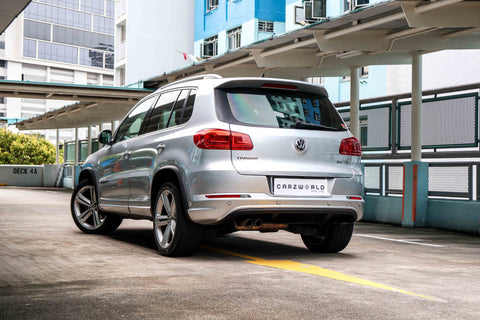 2014 USED VOLKSWAGEN TIGUAN R-LINE 2.0 TSI AT 5N22M9 WVGZZZ5NZFW064663 SNM9216B