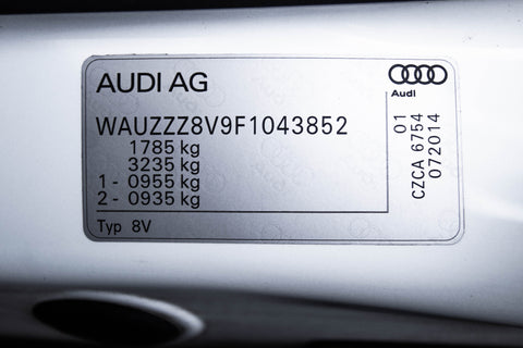 2014 USED AUDI A3 SEDAN 1.4 TFSI AMBIENTE MY 15 WAUZZZ8V9F1043852 SKQ3994S