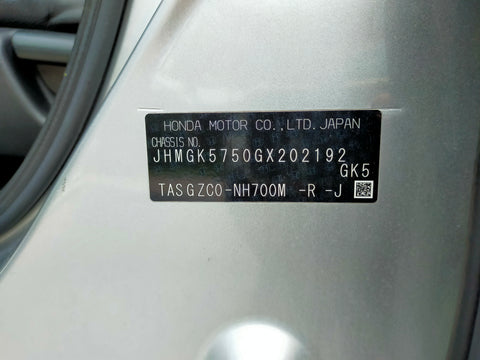 2016 USED HONDA JAZZ JHMGK5750GX202192 SLB982M