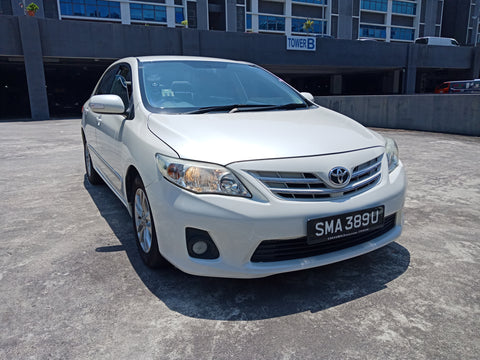 2012 USED TOYOTA COROLLA ALTIS ELEGANCE SMA389U