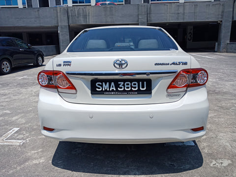 2012 USED TOYOTA COROLLA ALTIS ELEGANCE SMA389U