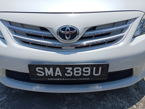 2012 USED TOYOTA COROLLA ALTIS ELEGANCE SMA389U