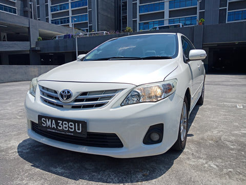 2012 USED TOYOTA COROLLA ALTIS ELEGANCE SMA389U