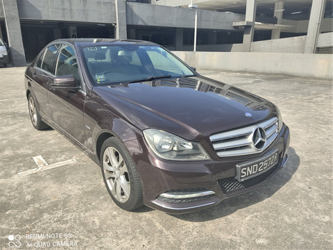 2012 USED MERCEDES BENZ C180 K WDD2040452A714967 SND2572R