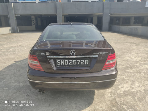 2012 USED MERCEDES BENZ C180 K WDD2040452A714967 SND2572R