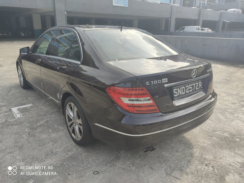 2012 USED MERCEDES BENZ C180 K WDD2040452A714967 SND2572R